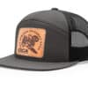 Leather Patch 7-Panel Trucker - One Size